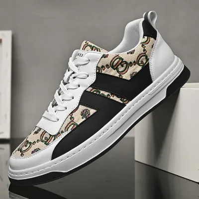 Summer Vibes Cowhide Leather Sneakers