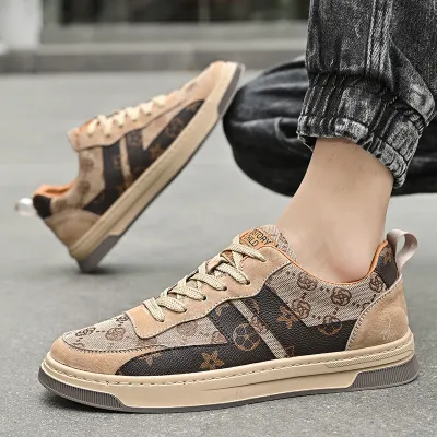 Summer Vibes Cowhide Leather Sneakers