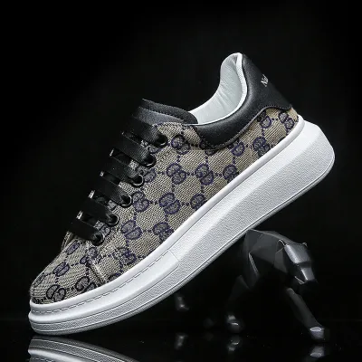 Breathable Printed Lace Up Premium Casual Shoes