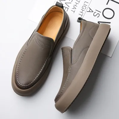 Breathable Premium Leather Classic  Loafers Casual Shoe