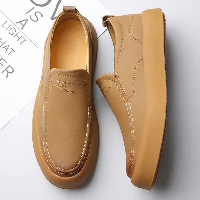 Breathable Premium Leather Classic  Loafers Casual Shoe