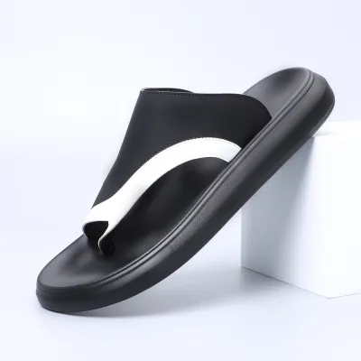 Premium Leather Flip Flops Soft Sole Sandal