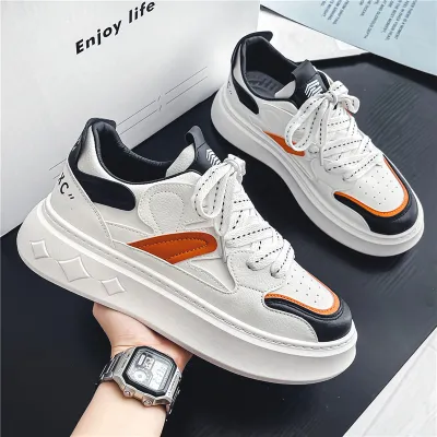 Premium Leather Men’s Casual Sneakers