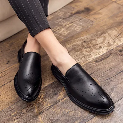 Business Men’s Pointed Leather Shoes