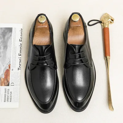 Classic Suit Pointed English style British Formal Shoes