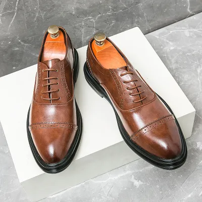 Genuine Leather Soft Bottom Men’s Formal Shoes