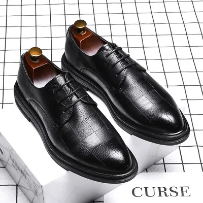 Leather Pointed Business Men’s Formal Shoes