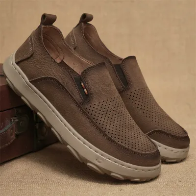 Genuine Leather Men’s Business Casual Shoes