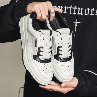 Breathable Premium Leather Sneakers