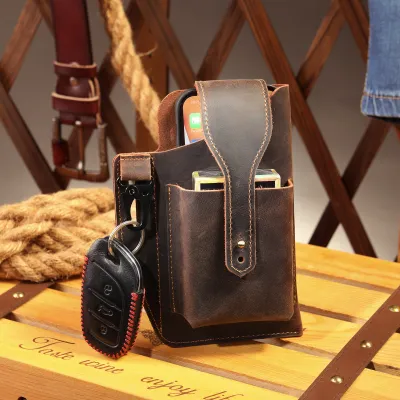 Horse Leather Mobile Phone Bag