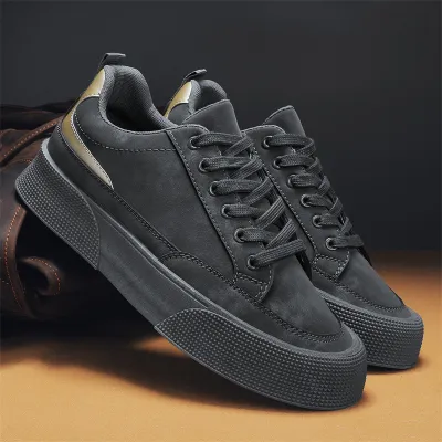 Men Lace Up Sporty Sneakers