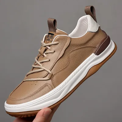 Genuine Leather Breathable Trendy Men's Shoes