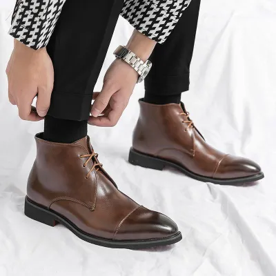 Premium Leather Pointed Classic Shoes