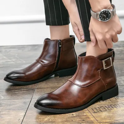 British Men's Leather Chelsea Boots