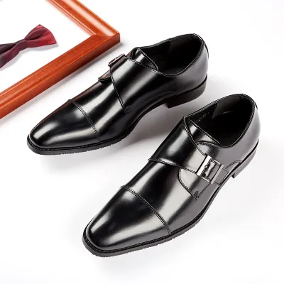 Cowhide Genuine Leather Business Men's Formal Shoes