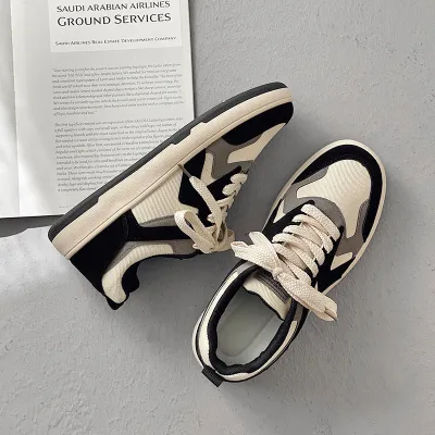 Trendy All-Match Korean Style Breathable Casual Sneakers