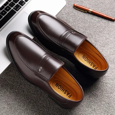 Men's Pointed Business Formal Leather Shoes 