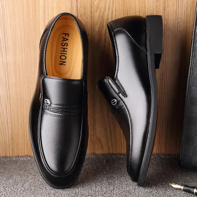 Men's Pointed Business Formal Leather Shoes 