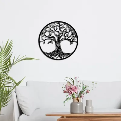 Metal Tree of Life Wall Decoration| Handmade Art Vintage Home Decor