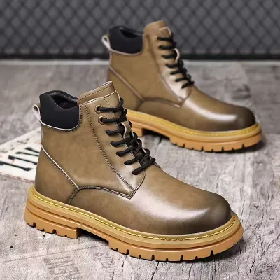 High Top Men  Ankle Boots 