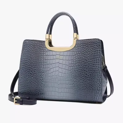 Luxury Crocodile Pattern Shoulder Bag