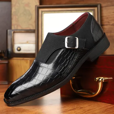 Men's Crocodile PU Shoes