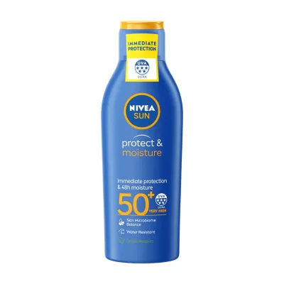 NIVEA Sun Protect & Moisture Suncream Lotion SPF 50+ 200ml