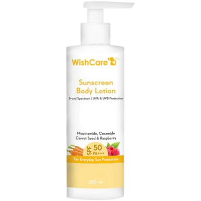 Wishcare SPF50 Sunscreen Body Lotion – Broad Spectrum 200ml