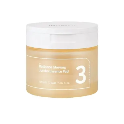 NUMBUZIN NO.3 RADIANCE GLOWING JUMBO ESSENCE PAD 150ML