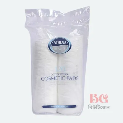 Athena Beaute Cotton Wool Cosmetic Pads 120pcs