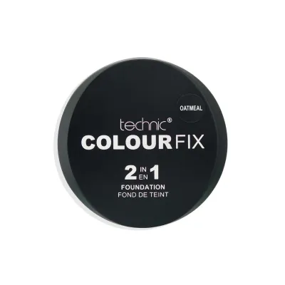 Technic Colour Fix 2 In 1 Pressed Powder & Cream Foundation Oatmeal