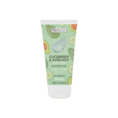 Beauty Formulas Cucumber & Avocado Facial Scrub 150ml