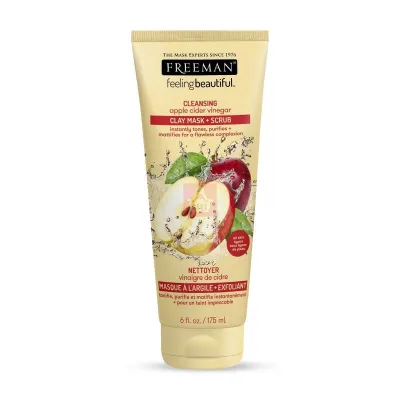 Freeman Cleansing Apple Clay Mask + Scrub 175ml