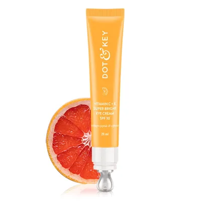 Dot & Key Vitamin C + E Super Bright Eye Cream with SPF 30 – 20ml