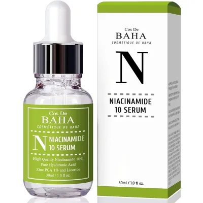 Cos De BAHA Niacinamide 10% + Zinc PCA 1% Serum 30ml