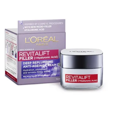 LOreal Paris Revitalift Filler Deep Replumping Anti Ageing Day Cream 50ml