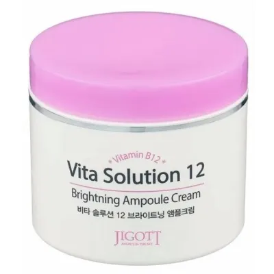 Jigott Vita Solution 12 Brightening Ampoule Cream 100 Ml