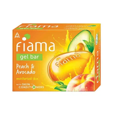 FIAMA PEACH & AVOCADO GEL BAR SOAP 125G