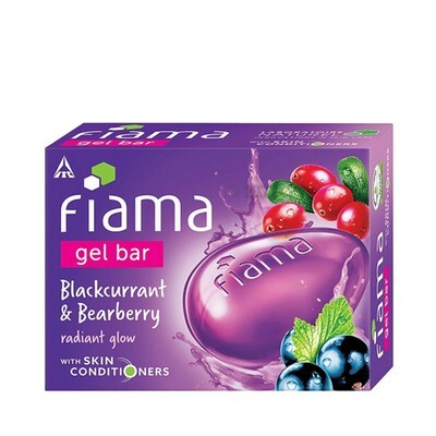 FIAMA BLACKCURRANT & BEARBERRY GEL BAR SOAP 125G