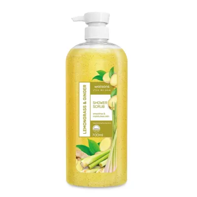 Watsons Lemongrass & Ginger Shower Scrub 700ml