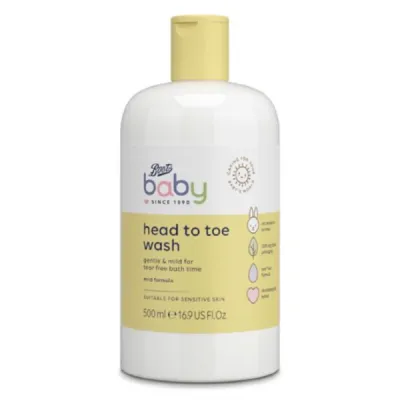 Boots Baby Head to Toe wash 500ml