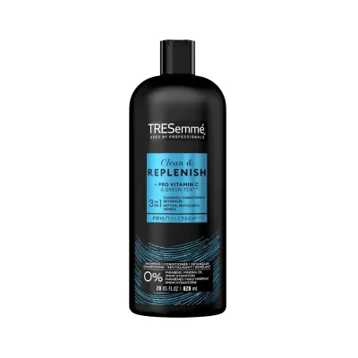 Tresemme Cleanse & Replenish 3 in 1 Shampoo Conditioner & Detangler 828ml