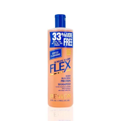 Revlon Flex Body Building Protein Shampoo - 591ml Normal To Dry Hair