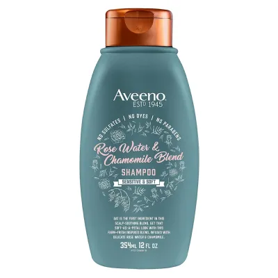 Aveeno Rose Water and Chamomile Blend Shampoo 354ml