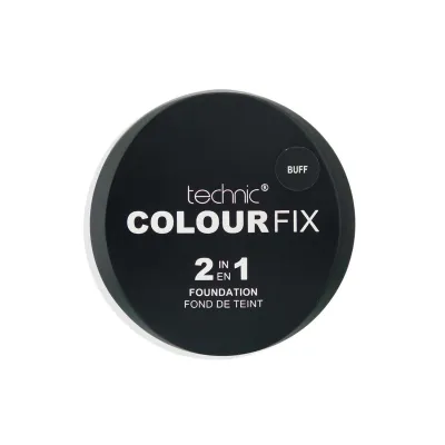 Technic Colour Fix 2 IN 1 Pressed Powder & Cream Foundation Buff