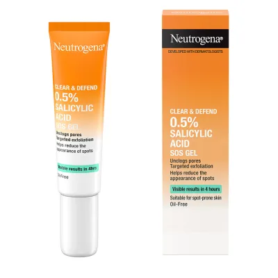 Neutrogena® Clear & Defend 0.5% Salicylic Acid SOS Gel