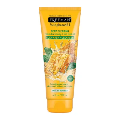 Freeman deep clearing manuka honey with tea tree clay mask 175ml