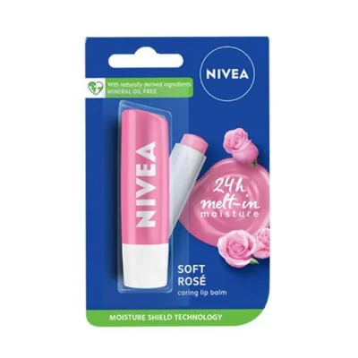 Nivea soft rose lip balm 4.8g