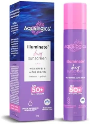 Aqualogica lluminate+ Dewy Sunscreen Spf 50+ 50g