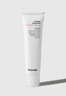 Minimalist Invisible SPF 40 Sunscreen